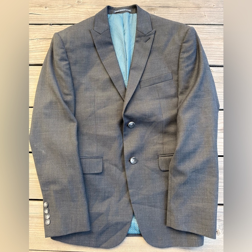 Penguin Charcoal and Blue Men's Blazer